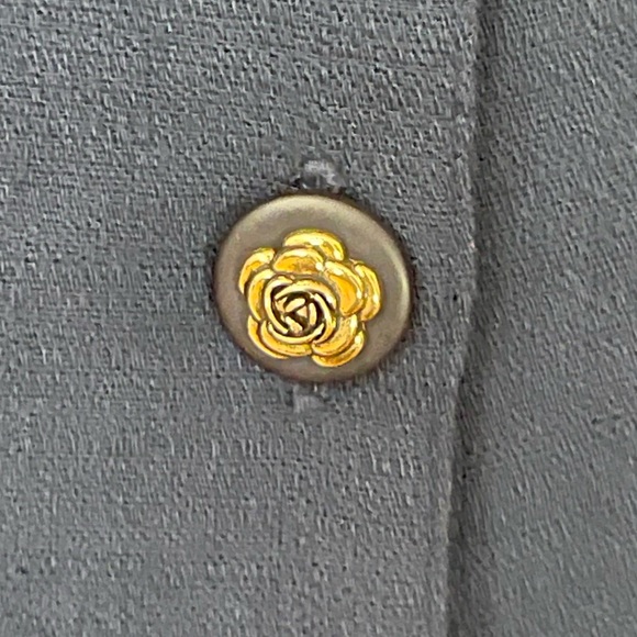 La Belle Vintage Button Down Navy Dress NWT - Picture 3 of 8